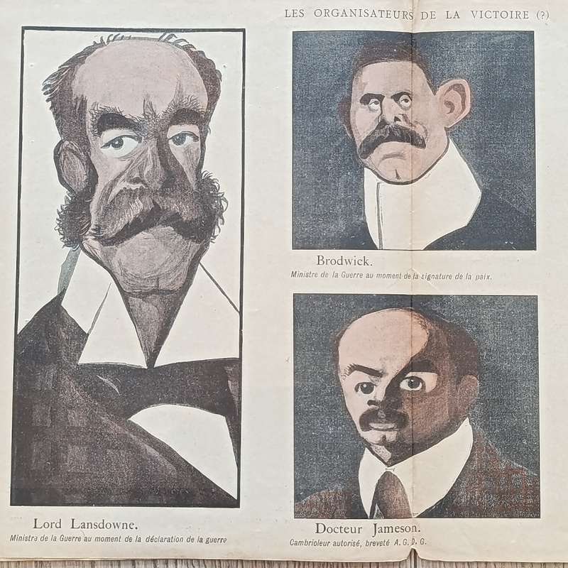 1902 Copy of L' Assiette au Beaurre Britannique. Propoganda Book. (The Boer concentration camps)