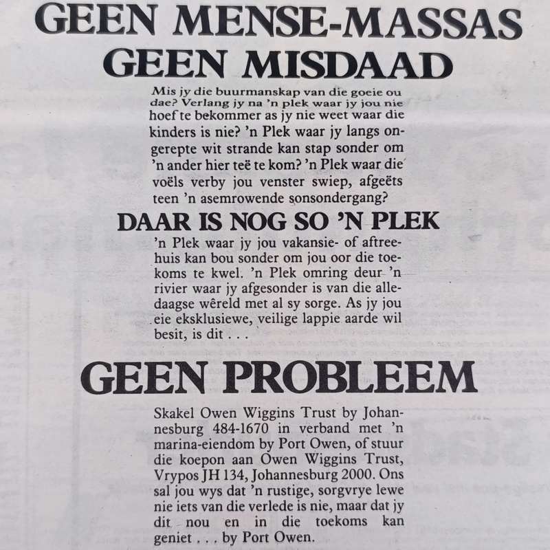 Die Patriot newspaper - Die Volk op Mars - 1 Junie 1990