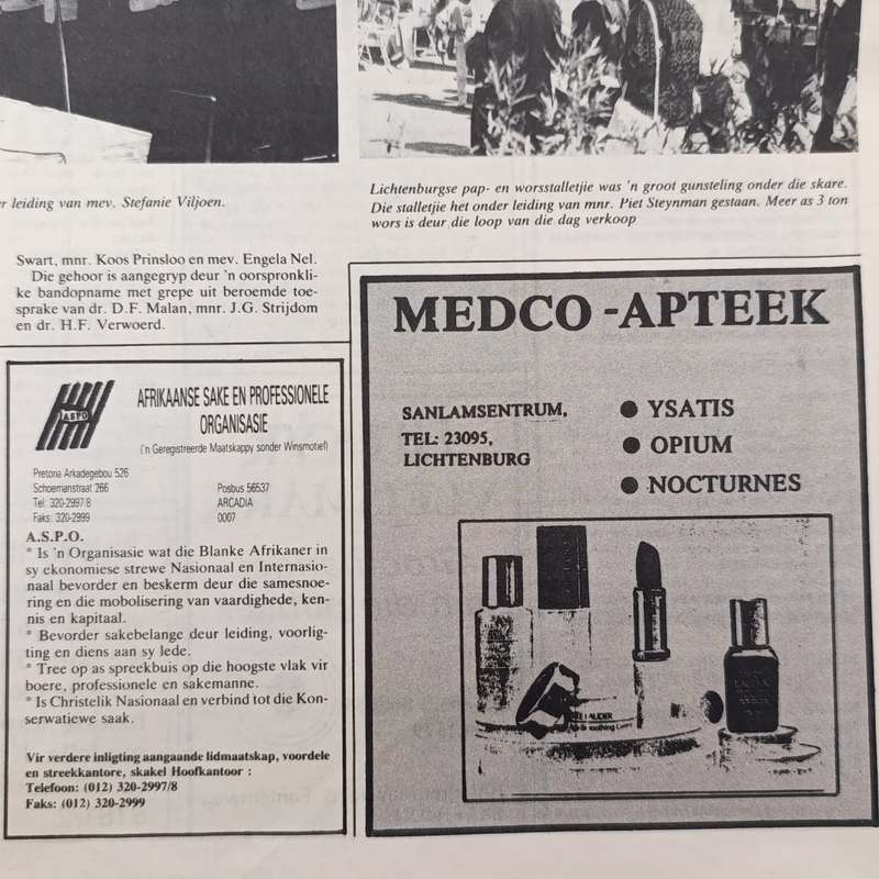 Die Patriot newspaper - Die Volk op Mars - 1 Junie 1990