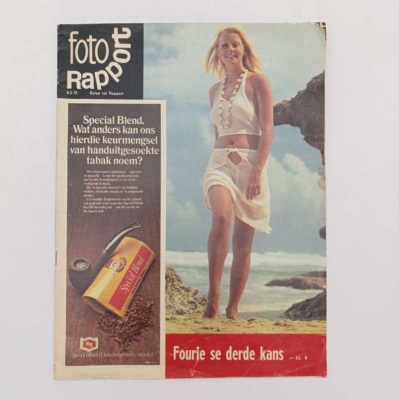 Foto Rapport magazine - Pierre Fourie se derde kans - 9 March 1975