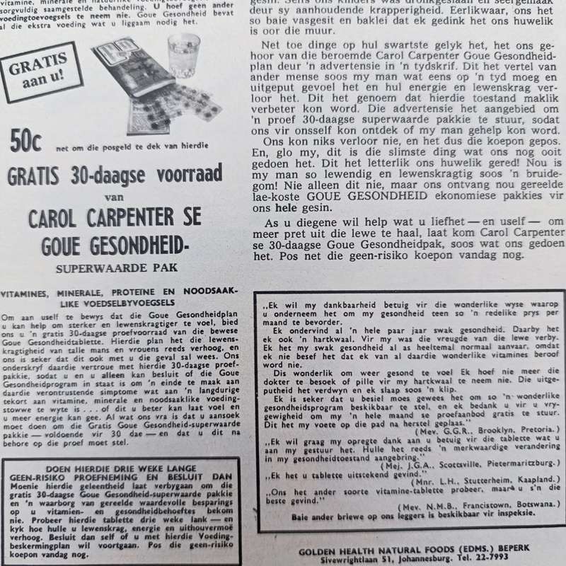 Foto Rapport magazine - Pierre Fourie se derde kans - 9 March 1975