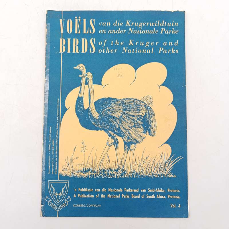 Set of 4 Birds of the Kruger and other National Parks - Volume 1 to 4