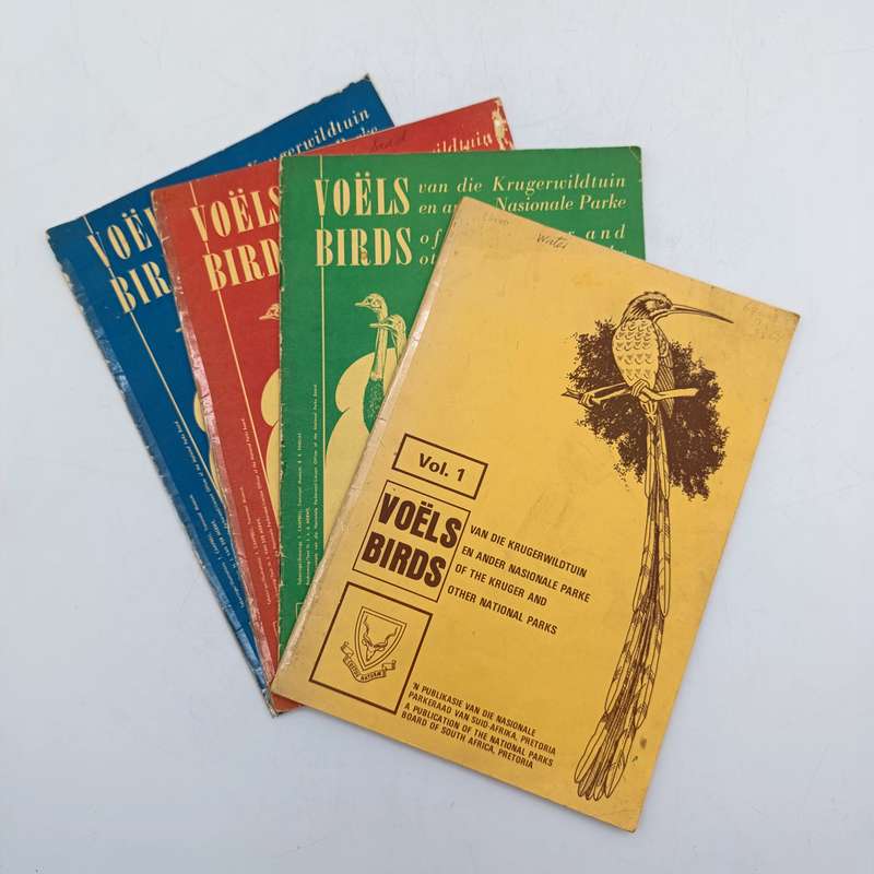 Set of 4 Birds of the Kruger and other National Parks - Volume 1 to 4