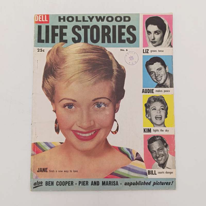 Vintage Hollywood life stories magazine - no 6