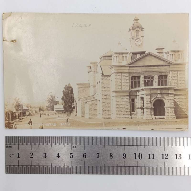 Postcard from Holfontein to Johannesburg with Violet Holfontein cancel
