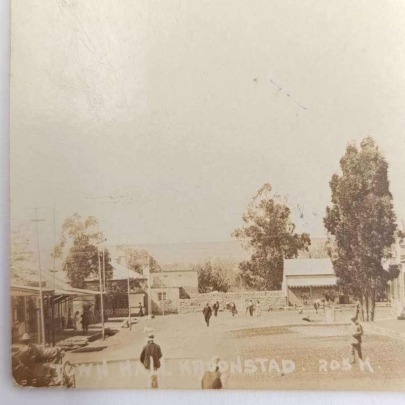 Postcard from Holfontein to Johannesburg with Violet Holfontein cancel