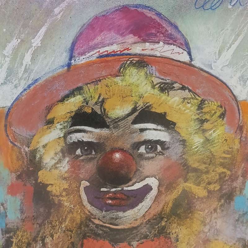 Original Michael Winters Clown painting