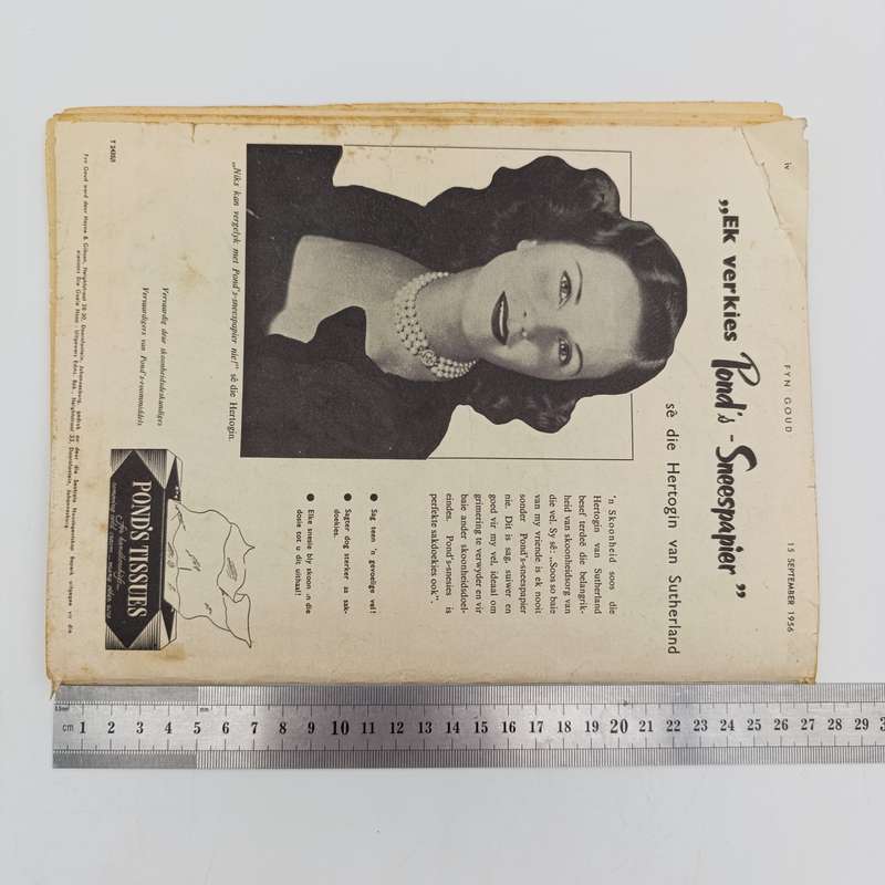 Vintage Fyn Goud magazines 15 September 1956 issue