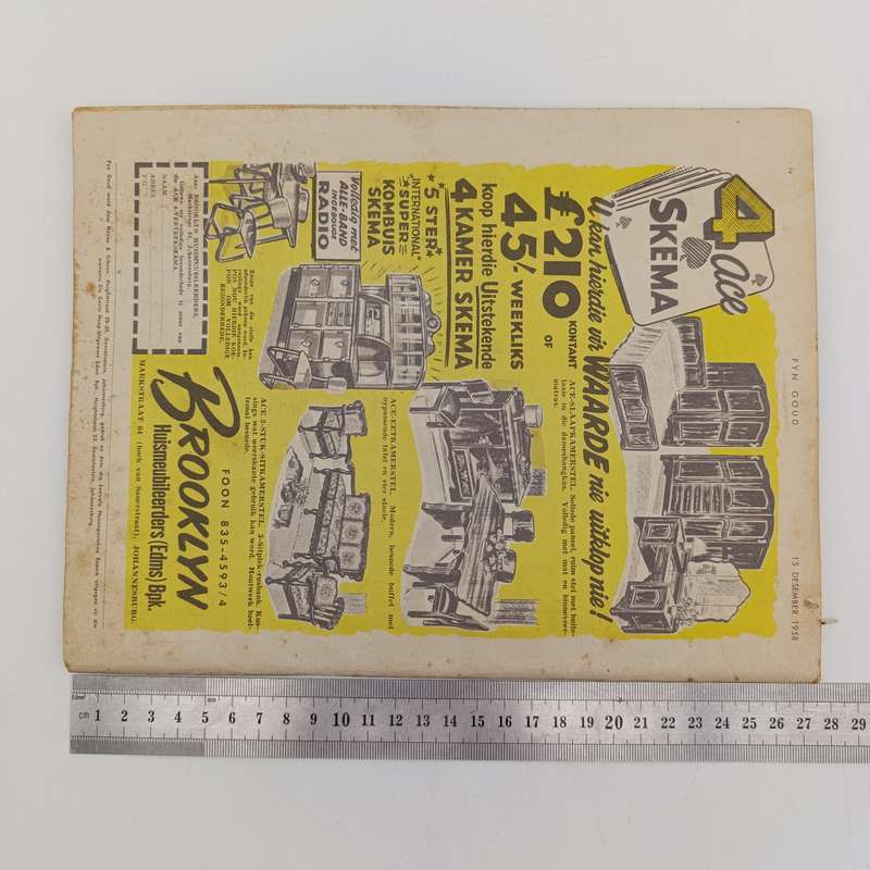 Vintage Fyn Goud magazine 15 December 1958 issue
