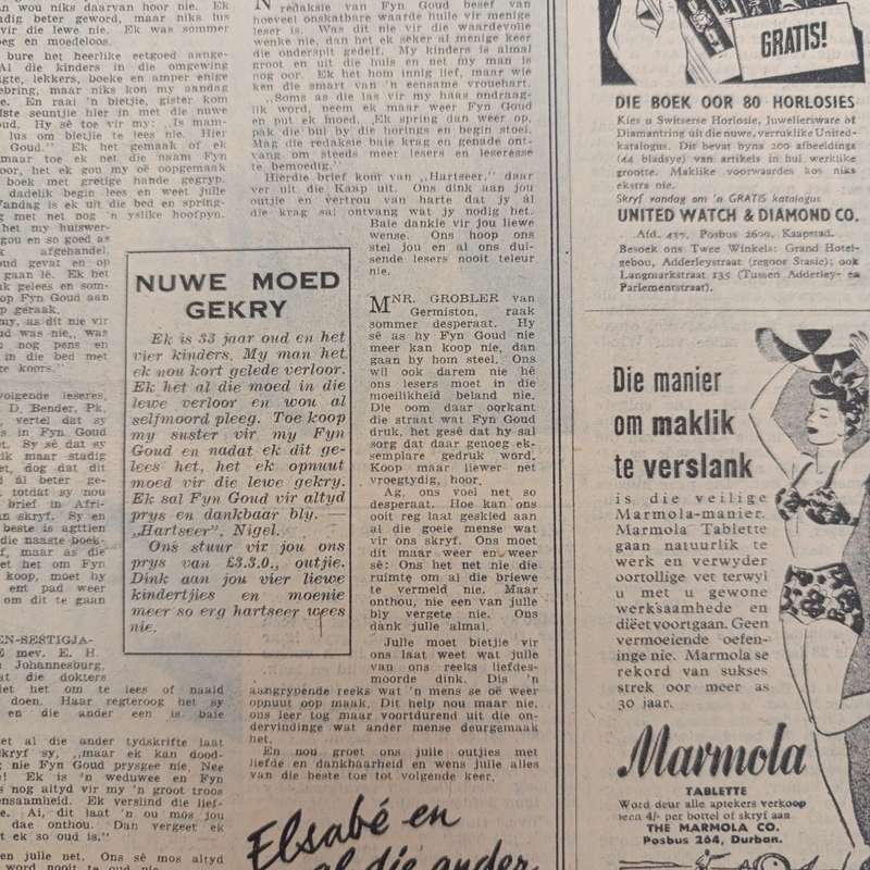 Vintage Fyn Goud magazine 1 February 1957 issue