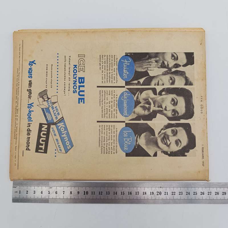 Vintage Fyn Goud magazine 1 February 1957 issue