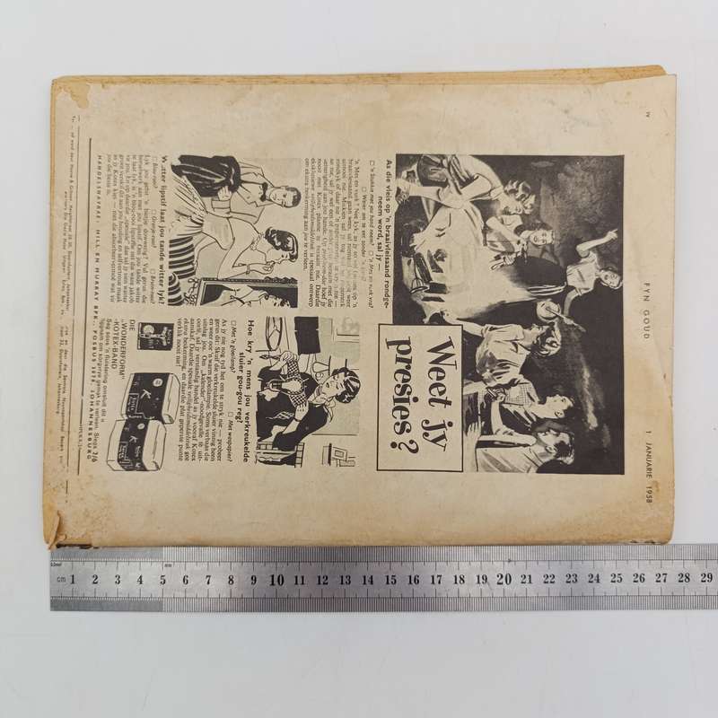 Vintage Fyn Goud magazine 1 January 1958