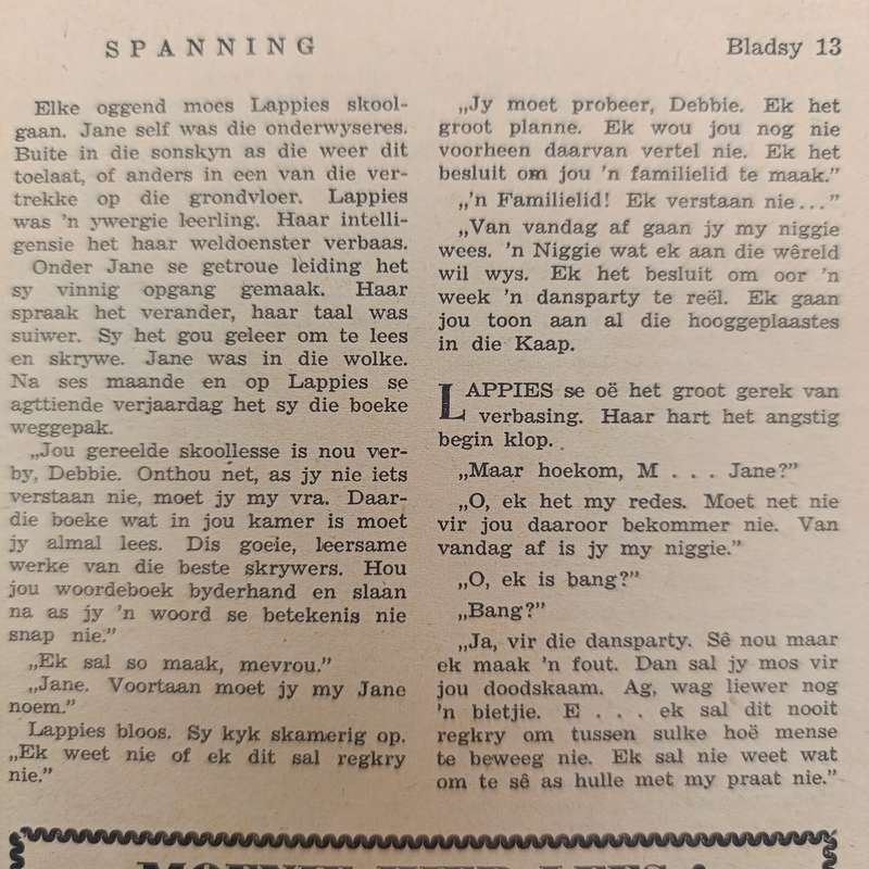 Vintage Spanning megazine February 1956 issue