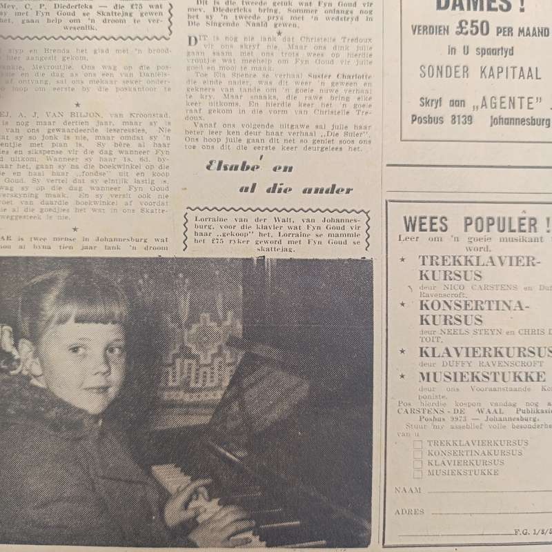 Vintage Fyn Goud magazine 1 August 1957 issue