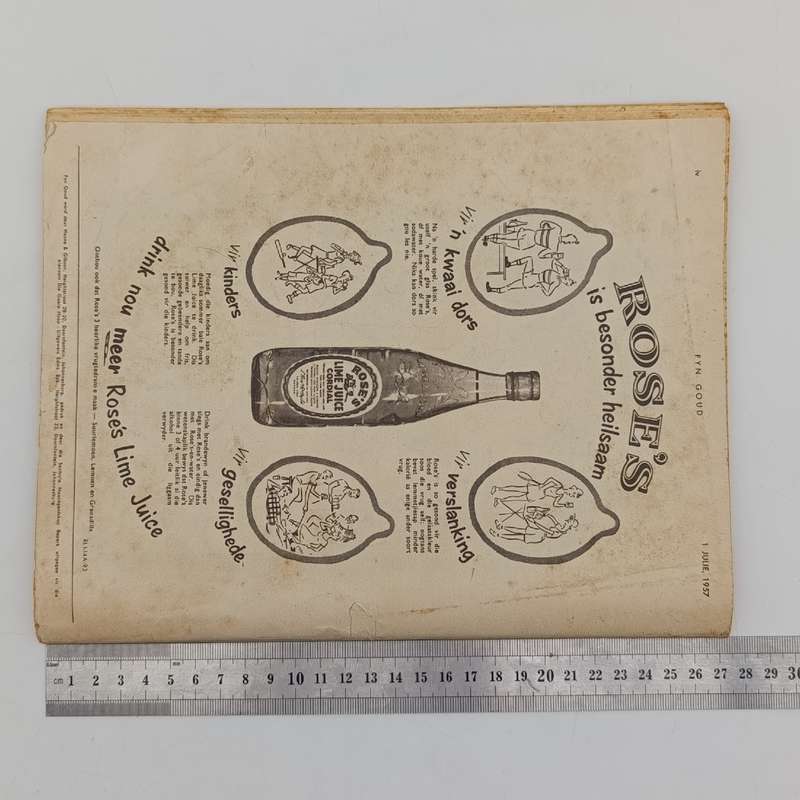 Vintage Fyn Goud magazine 1 July 1957 issue