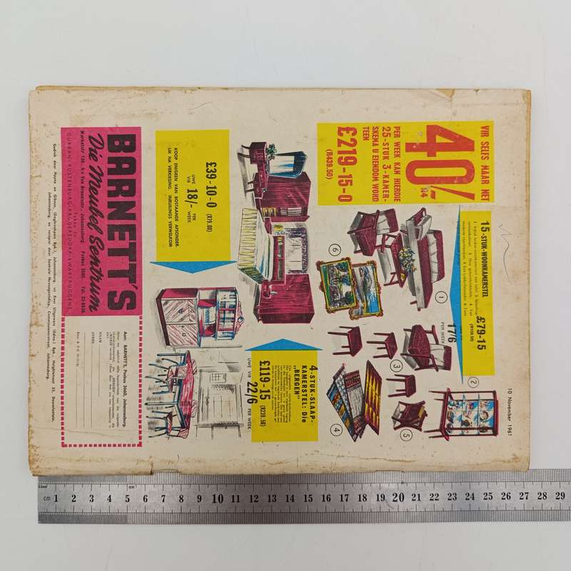 Vintage Keur en Fyn Goud magazine - 10 November 1961 issue