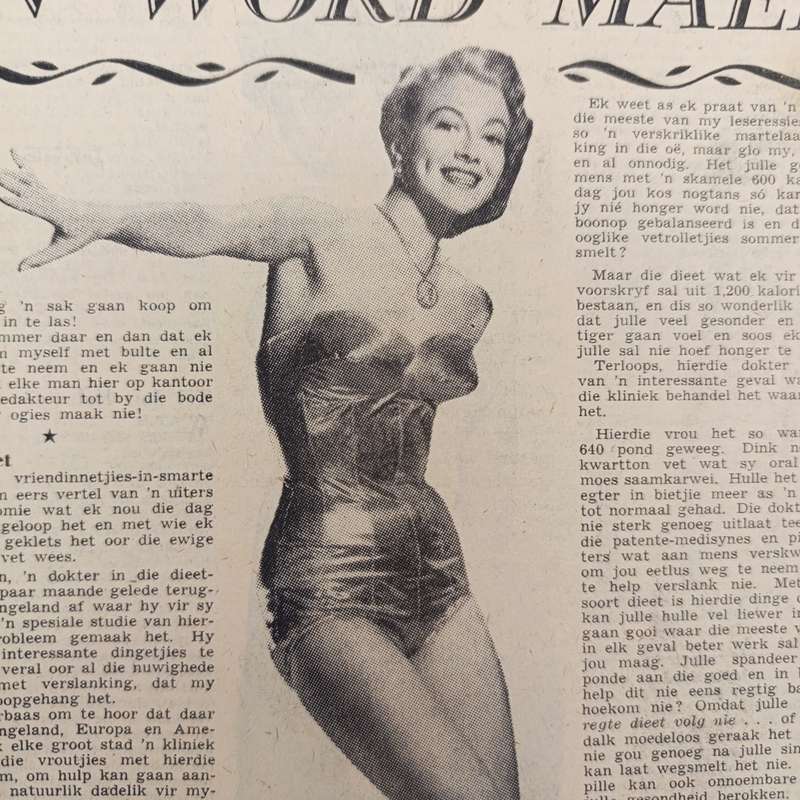 Vintage Keur magazine - 15 February 1958