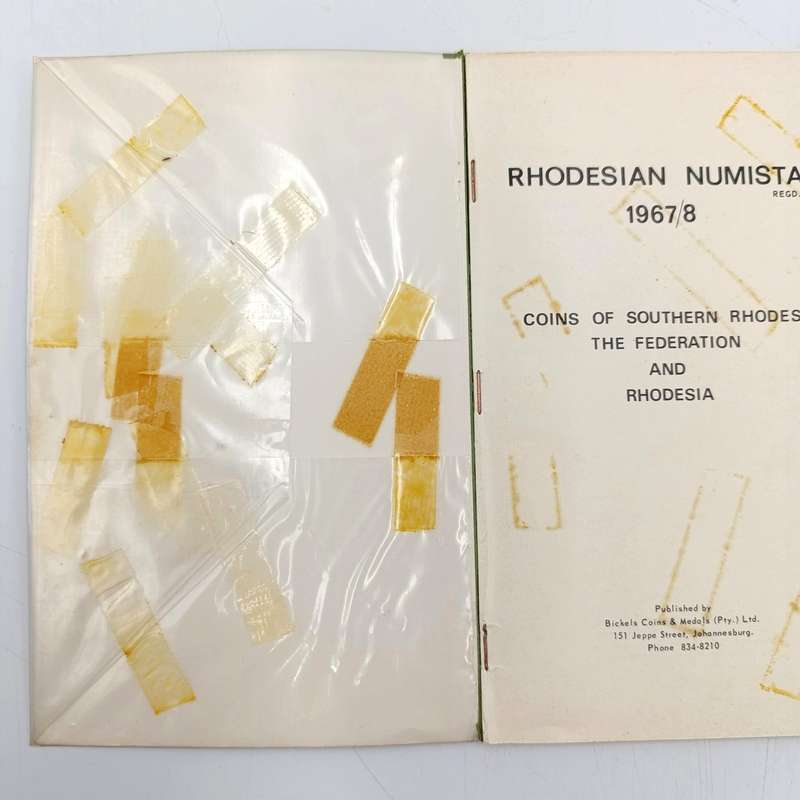Rhodesian Numistat 1967/8 Bickles