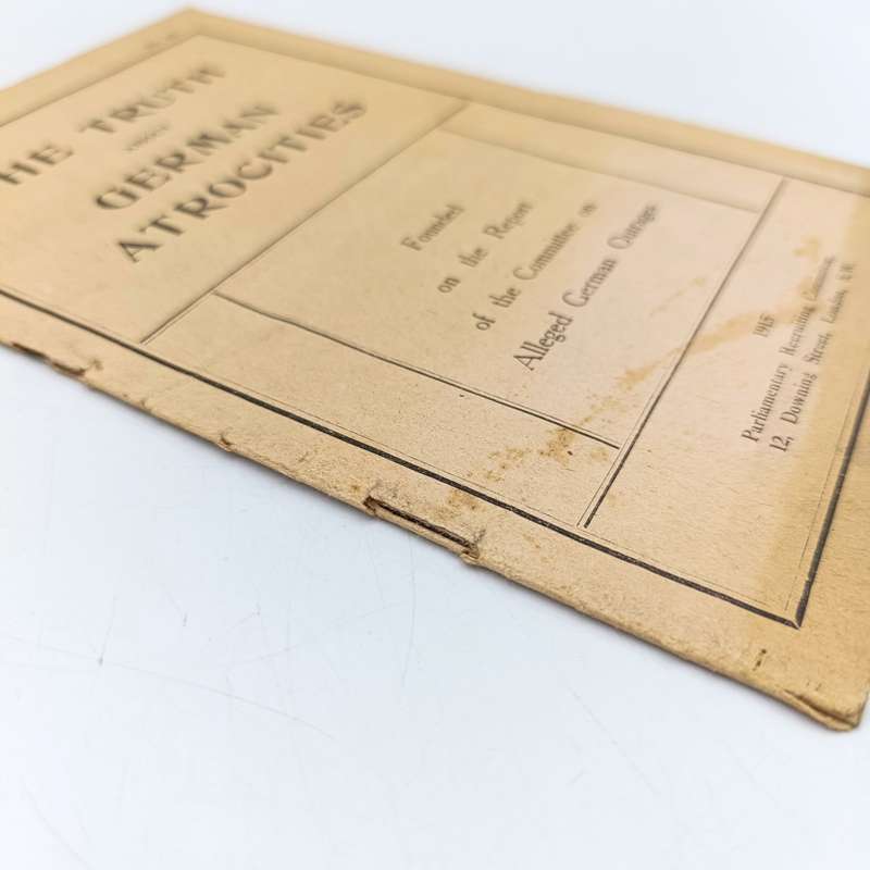 WW1 booklet - issued 1915 - The truth about German atrocities