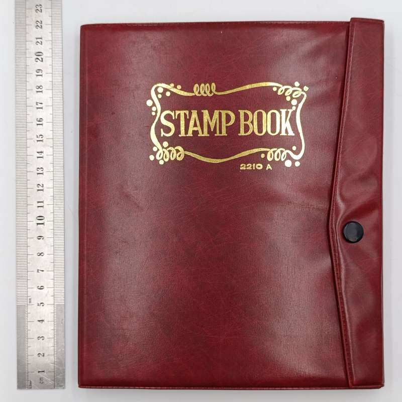 18 Page stamp world album with about 440 mint stamps - unchecked