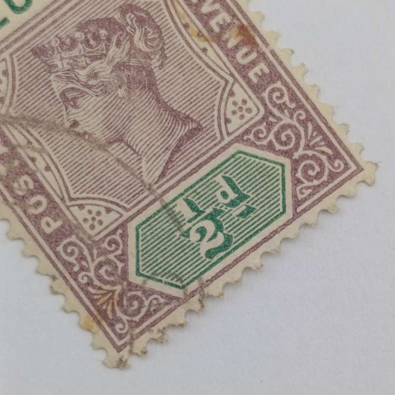 Zululand 1/2 Penny used stamp - SACC 14