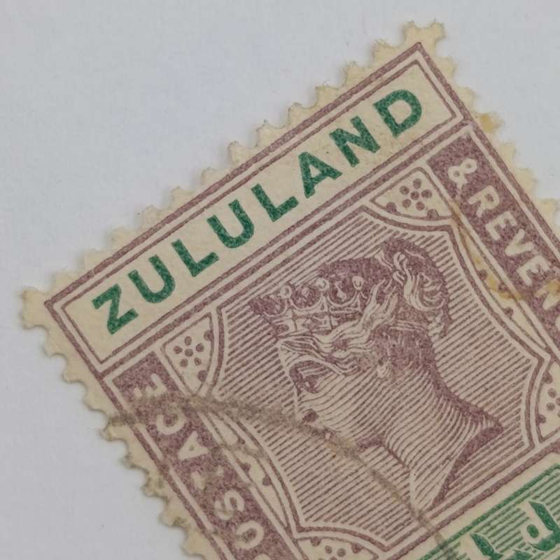Zululand 1/2 Penny used stamp - SACC 14