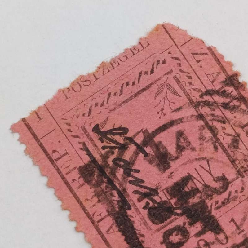 1901 ZAR Pietersburg type 3 perforated 1 Penny stamp - perforated too low - SACC 27