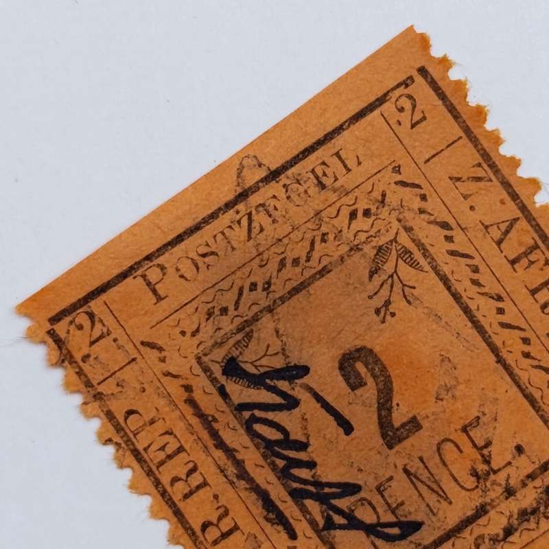 1901 ZAR Pietersburg type 2 perforated 2 Pence stamp used at Nylstroom - cancelled - SACC 29