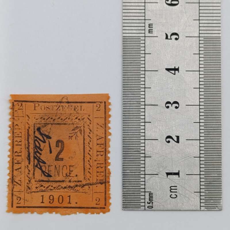 1901 ZAR Pietersburg type 2 perforated 2 Pence stamp used at Nylstroom - cancelled - SACC 29