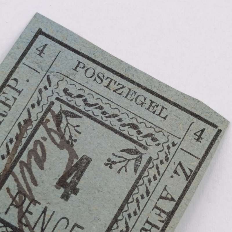 Full set of 1901 ZAR Pietersburg type 1-3 imperforate 4 Pence stamps - 1 used, 2 mint - SACC 10-12