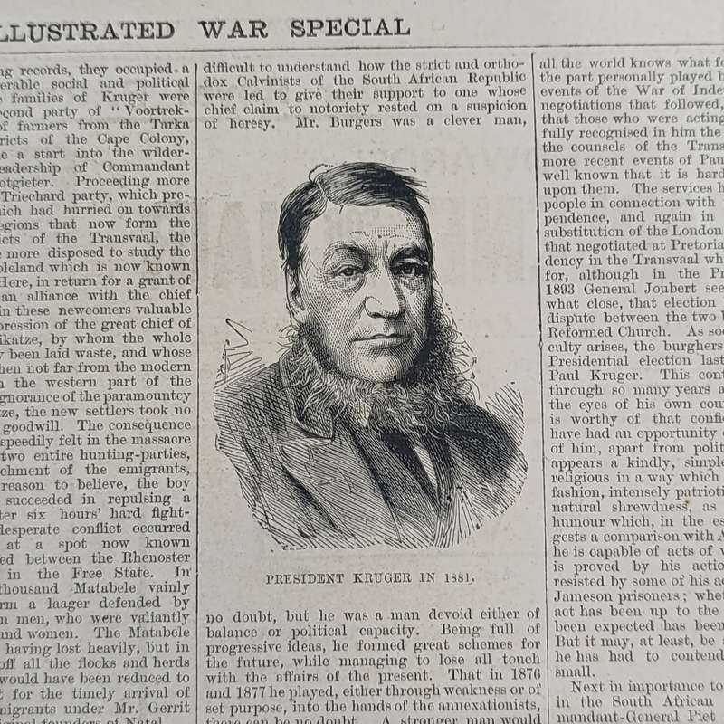 Boer War Illustrated War Special newspaper 10 January 1900 No.8 Vol.1