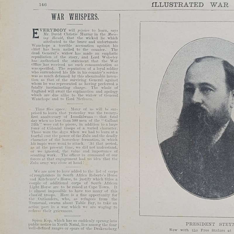 Boer War Illustrated War Special newspaper dated 21 February 1900 No.14 Vol.1