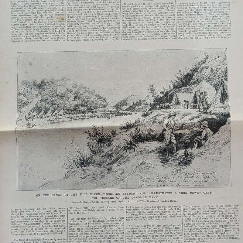 Boer War Illustrated War Special newspaper dated 21 February 1900 No.14 Vol.1