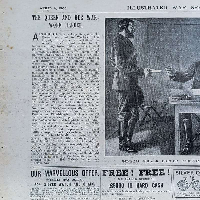 Boer War Illustrated War Special newspaper dated 4 April 1900 No.20 Vol.1