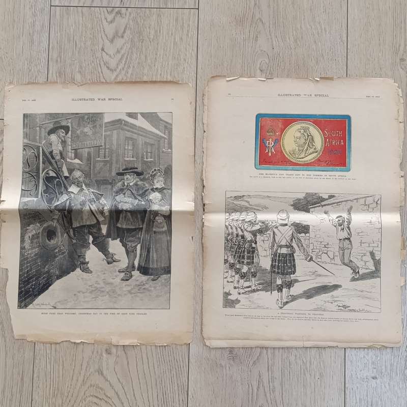 Boer War Illustrated War Special newspaper dated 27 December 1899 - Front cover missing