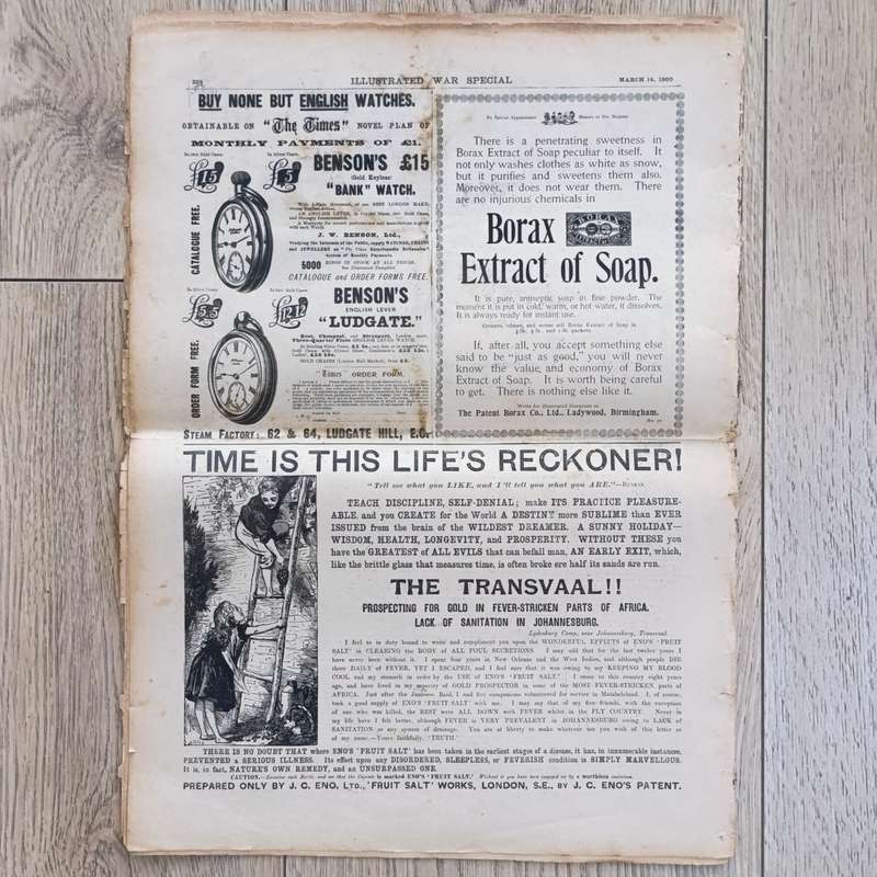 Boer War Illustrated War Special newspaper dated 14 March 1900 - No.17 Vol.1