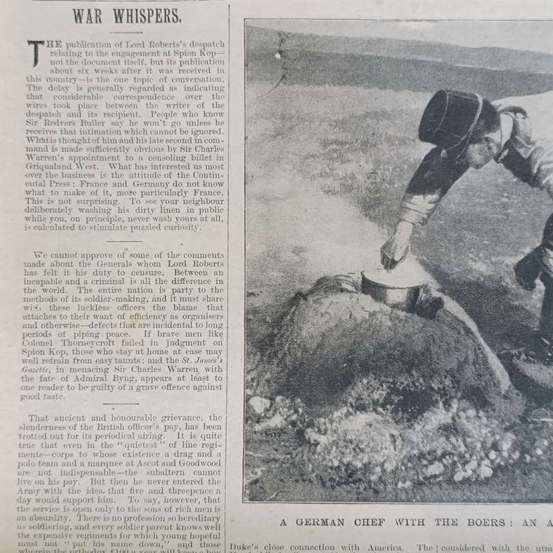 Boer War Illustrated War Special dated 9 May 1900 No.25 Vol.1