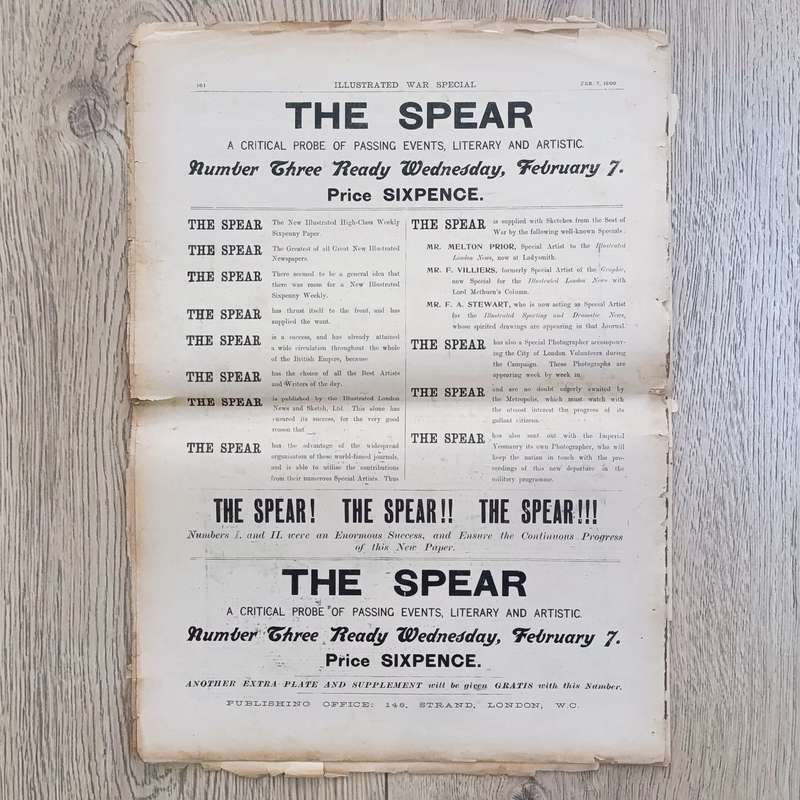 Boer War Illustrated War Special newspaper dated 7 February 1900 No.12 Vol.1