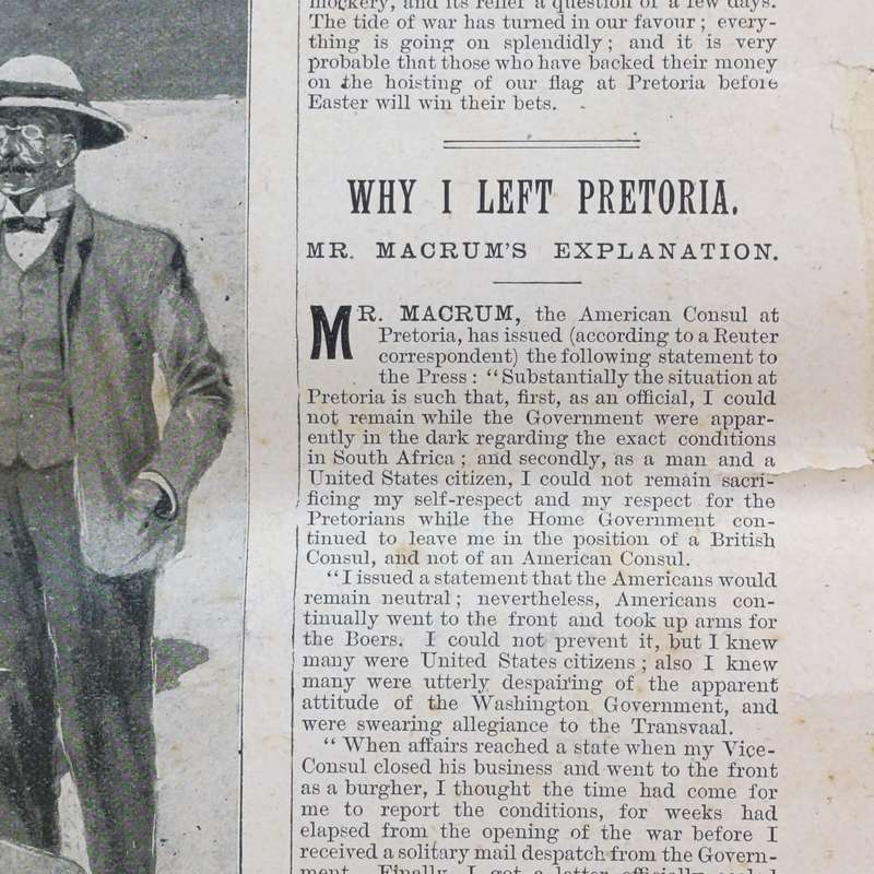 Boer War Illustrated War Special newspaper dated 28 February 1900 No. 15 Vol. 1