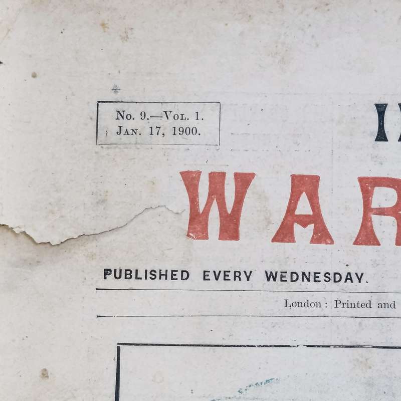 Boer War Illustrated War Special newspaper dated 17 January 1900 No.9 Vol.1
