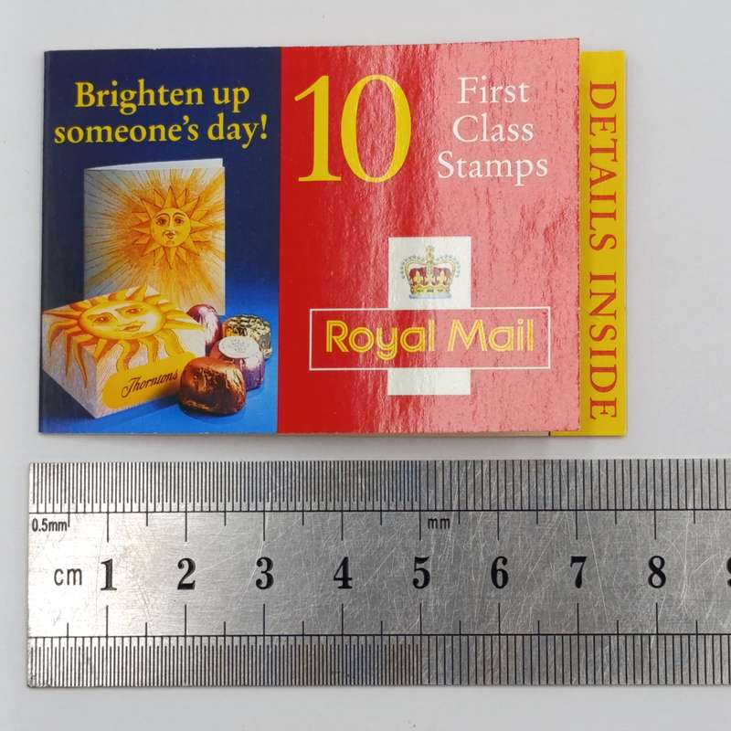 Vintage Royal Mail 10 First Class stamps booklet