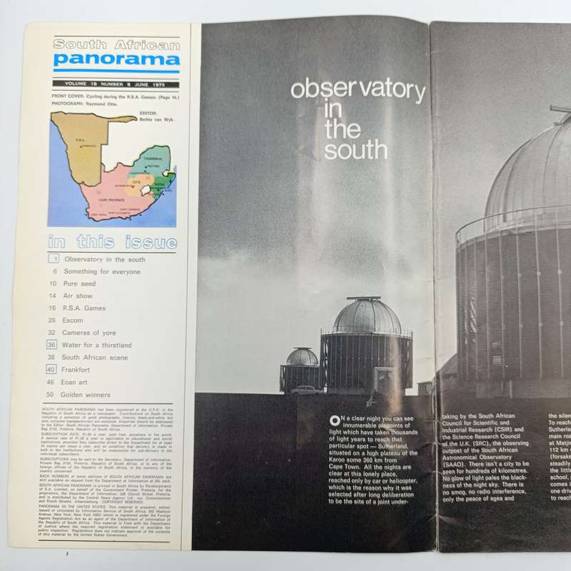 Vintage South African Panorama magazine - June 1973 issue