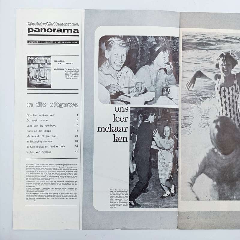 Vintage South African Panorama magazine - September 1966 issue