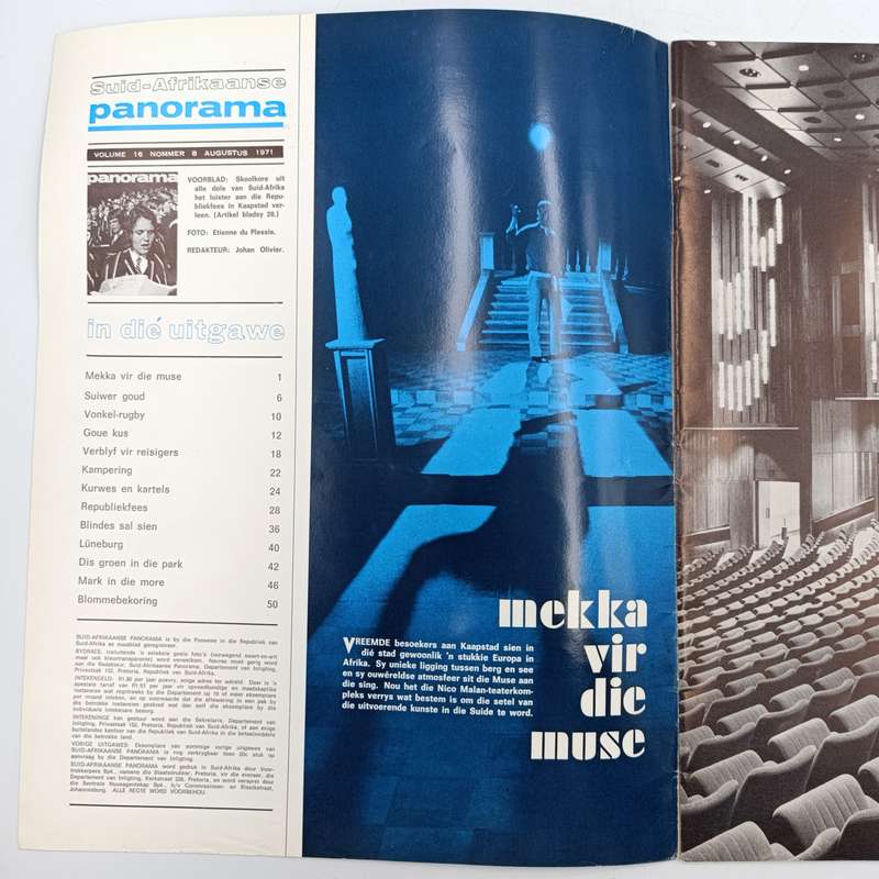 Vintage South African Panorama magazine - August 1971 issue
