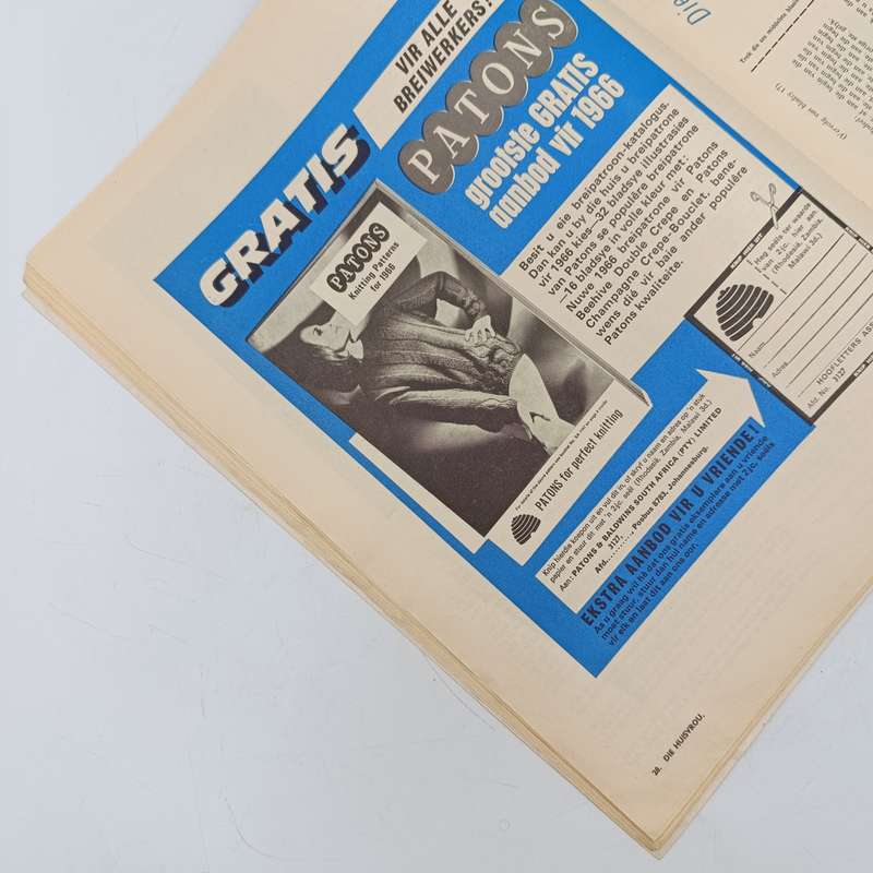Vintage Huisvrou magazine - March 1966 issue