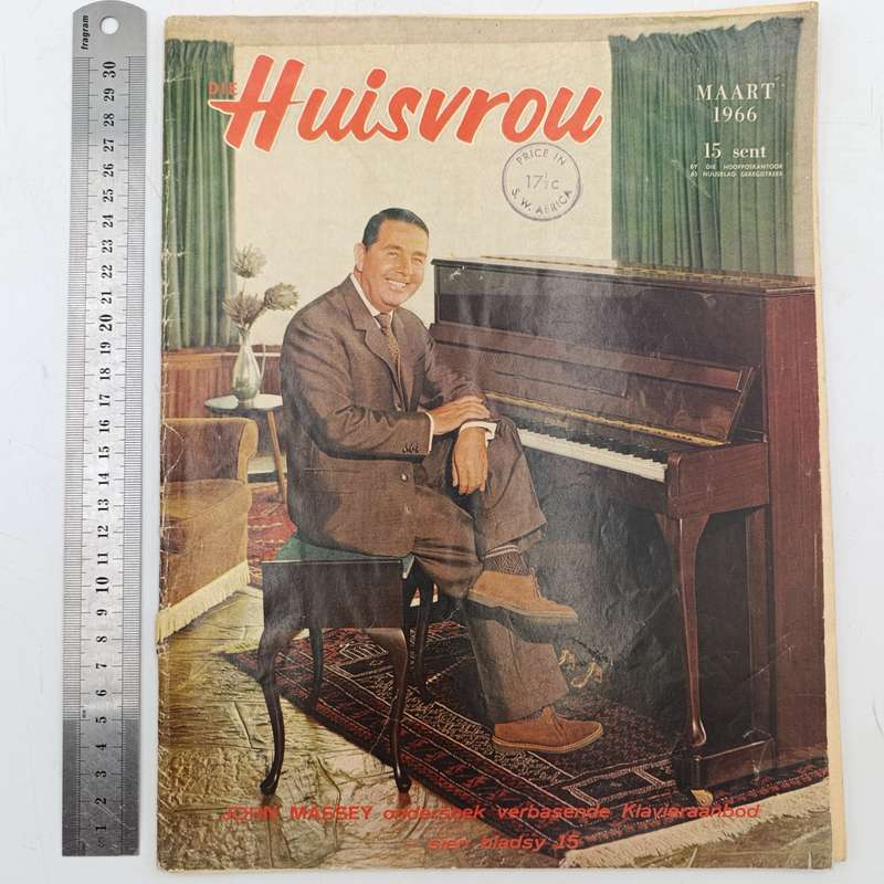 Vintage Huisvrou magazine - March 1966 issue
