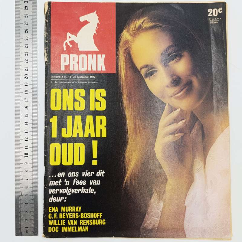 Vintage Pronk magazine - 22 September 1972 issue