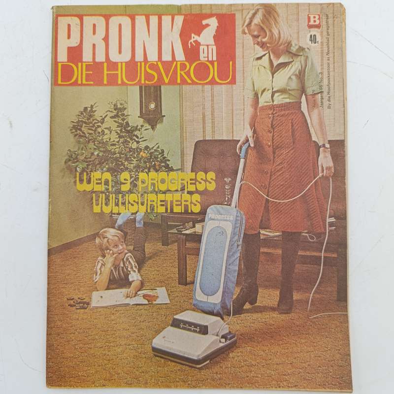 Vintage Pronk en die Huisvrou magazine - July 1976 issue