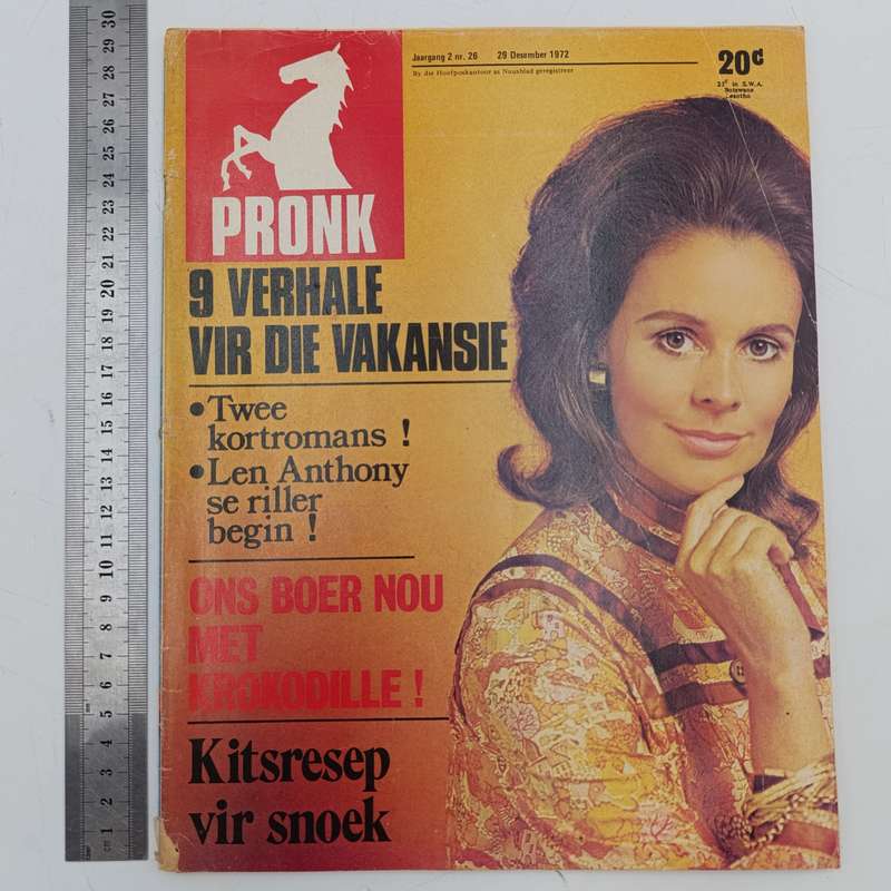 Vintage Pronk magazine - 29 December 1972 issue