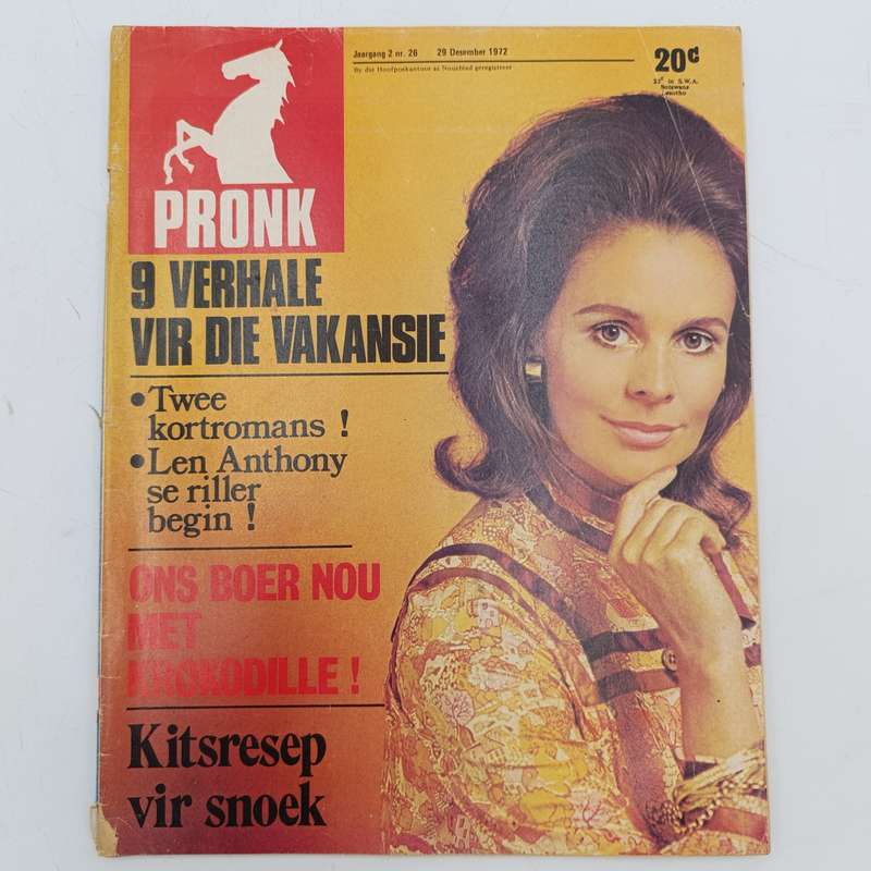Vintage Pronk magazine - 29 December 1972 issue
